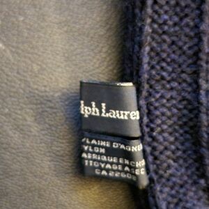 Ralph Lauren Men's Dark Blue Sweater